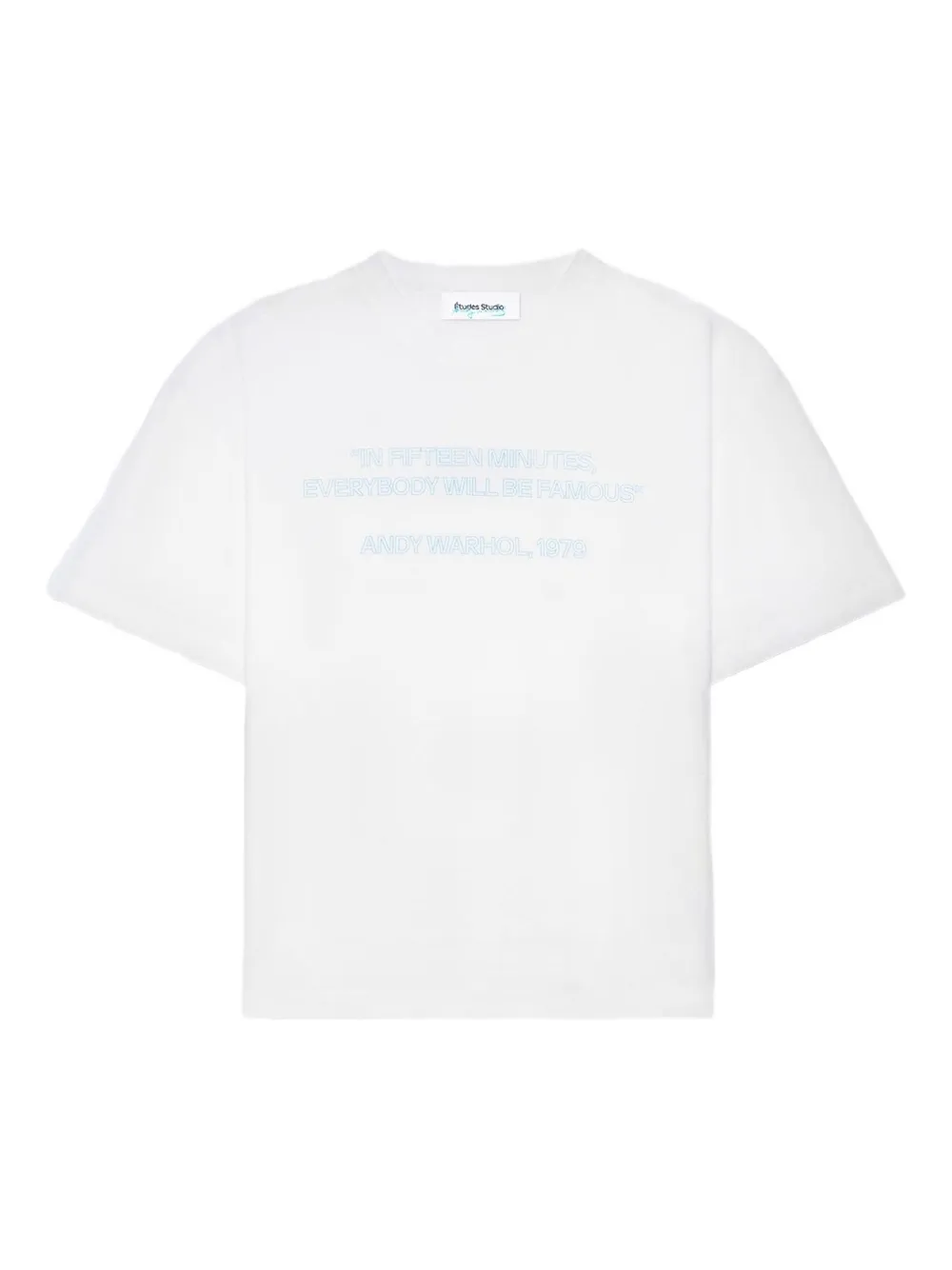 Études Studio text graphic T-shirt - Bianco