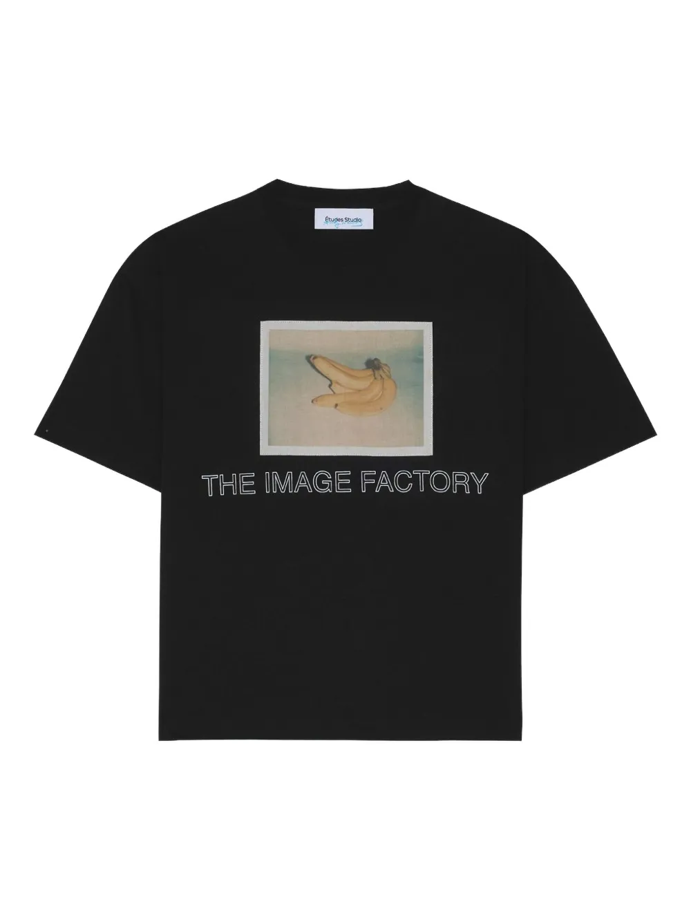 Études Studio Andy Warhol Banana graphic print T-shirt | Black | Image 1