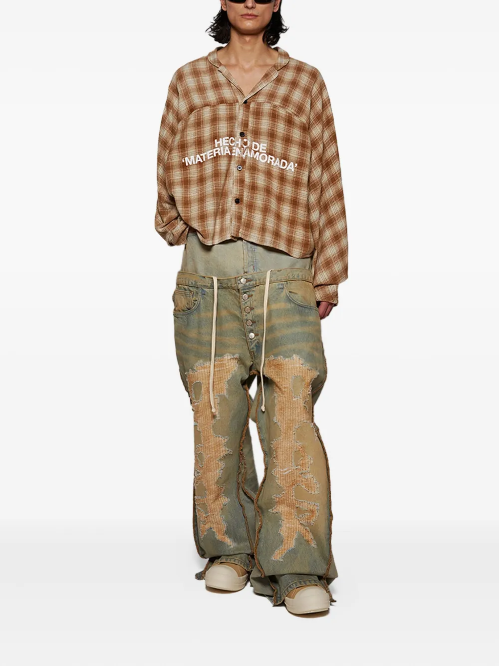 RRR123 distressed oversized jeans | Wide-Leg Jeans | Image 2