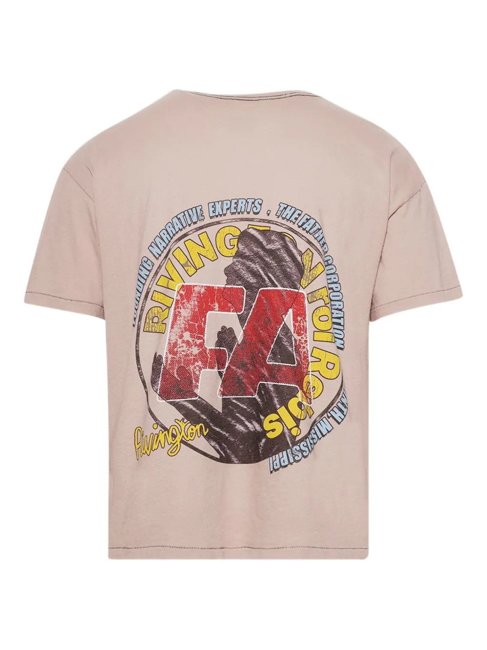 RRR123 cotton T-shirt - Roze