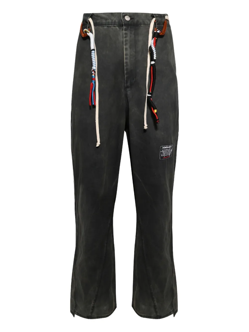 RRR123 cotton trousers | Black | Image 1