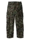 Who Decides War micro-distressed cargo pants - Green