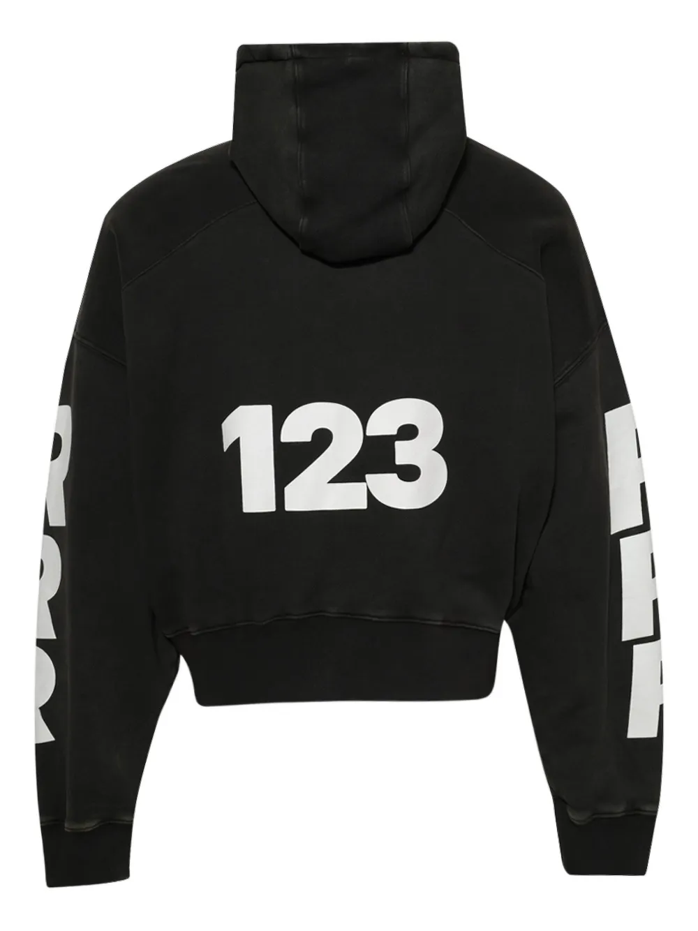 RRR123 cotton hoodie | Black | Image 1
