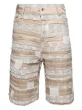 Who Decides War panelled shorts - Neutrals