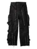 Who Decides War String Theory cargo pants - Black