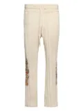 Who Decides War Flame Glass cable-knit trousers - Neutrals