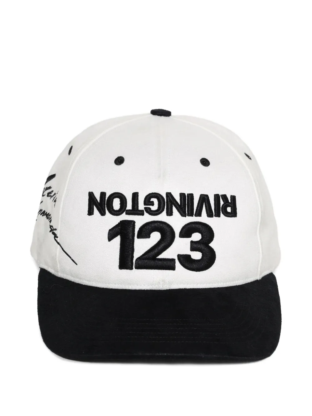 logo-embroidered cap