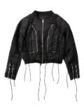 Who Decides War String Theory bomber jacket - Black