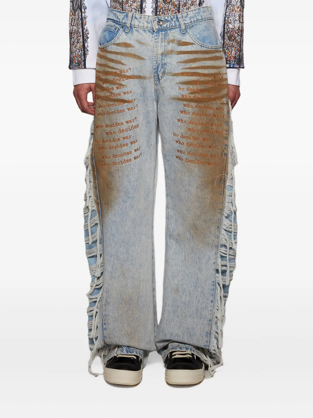 Who Decides War Mechanic jeans - Blauw