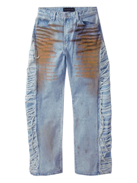 Who Decides War jeans mecánicos