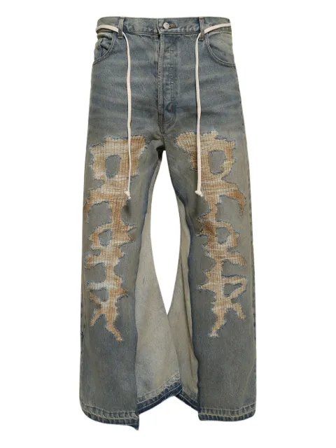 RRR123 layered wide-leg jeans