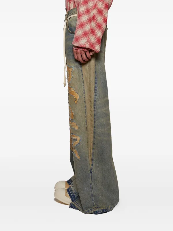 RRR123 Layered wide-leg Jeans Blue FARFETCH UZ