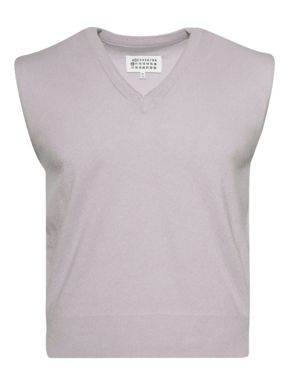 Maison Margiela virgin wool vest - Viola