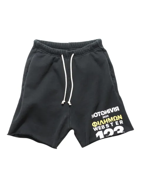RRR123 graphic-print shorts
