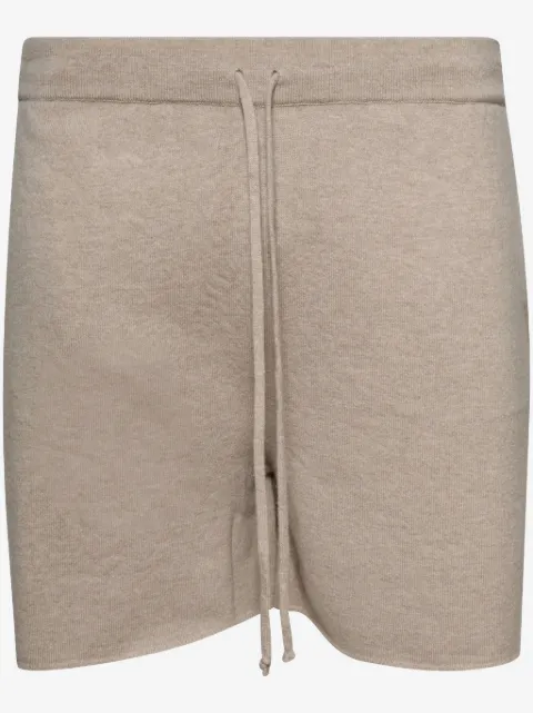 Maison Margiela shorts con cordones en la pretina
