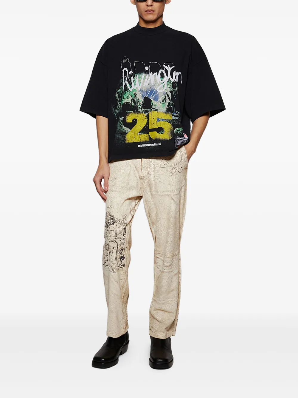 RRR123 Inner Chamber T-shirt - Zwart