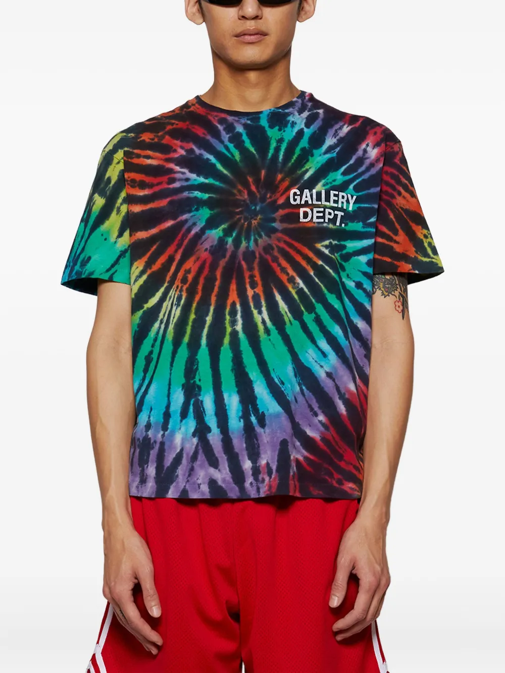 GALLERY DEPT. Tokyo Souvenir T-shirt met tie-dye print Groen