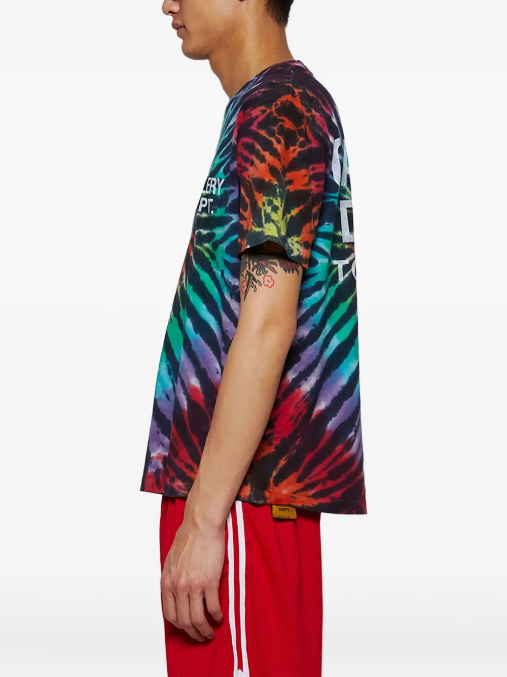 GALLERY DEPT. Tokyo Souvenir T-shirt met tie-dye print Groen