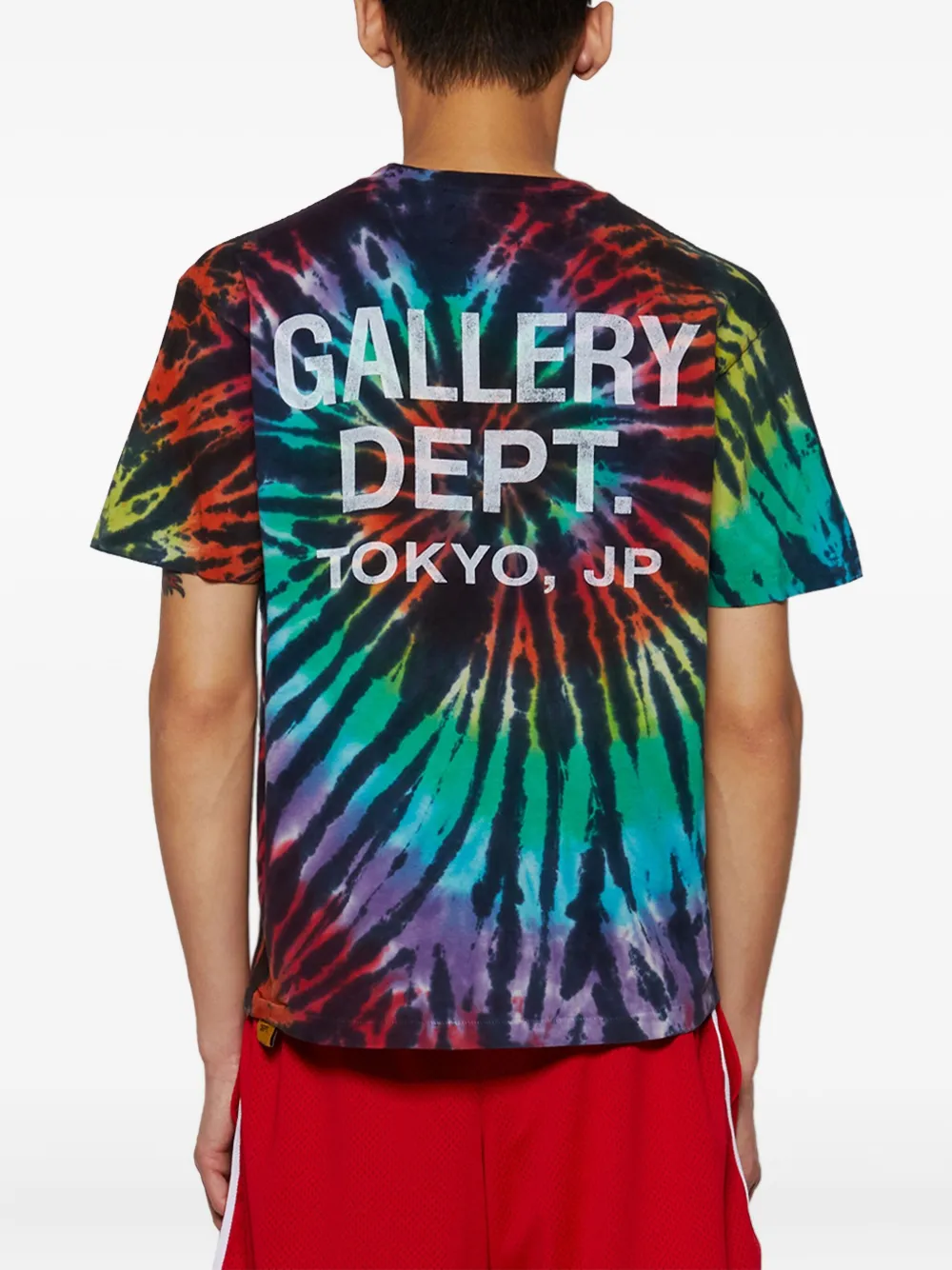 GALLERY DEPT. Tokyo Souvenir T-shirt met tie-dye print Groen