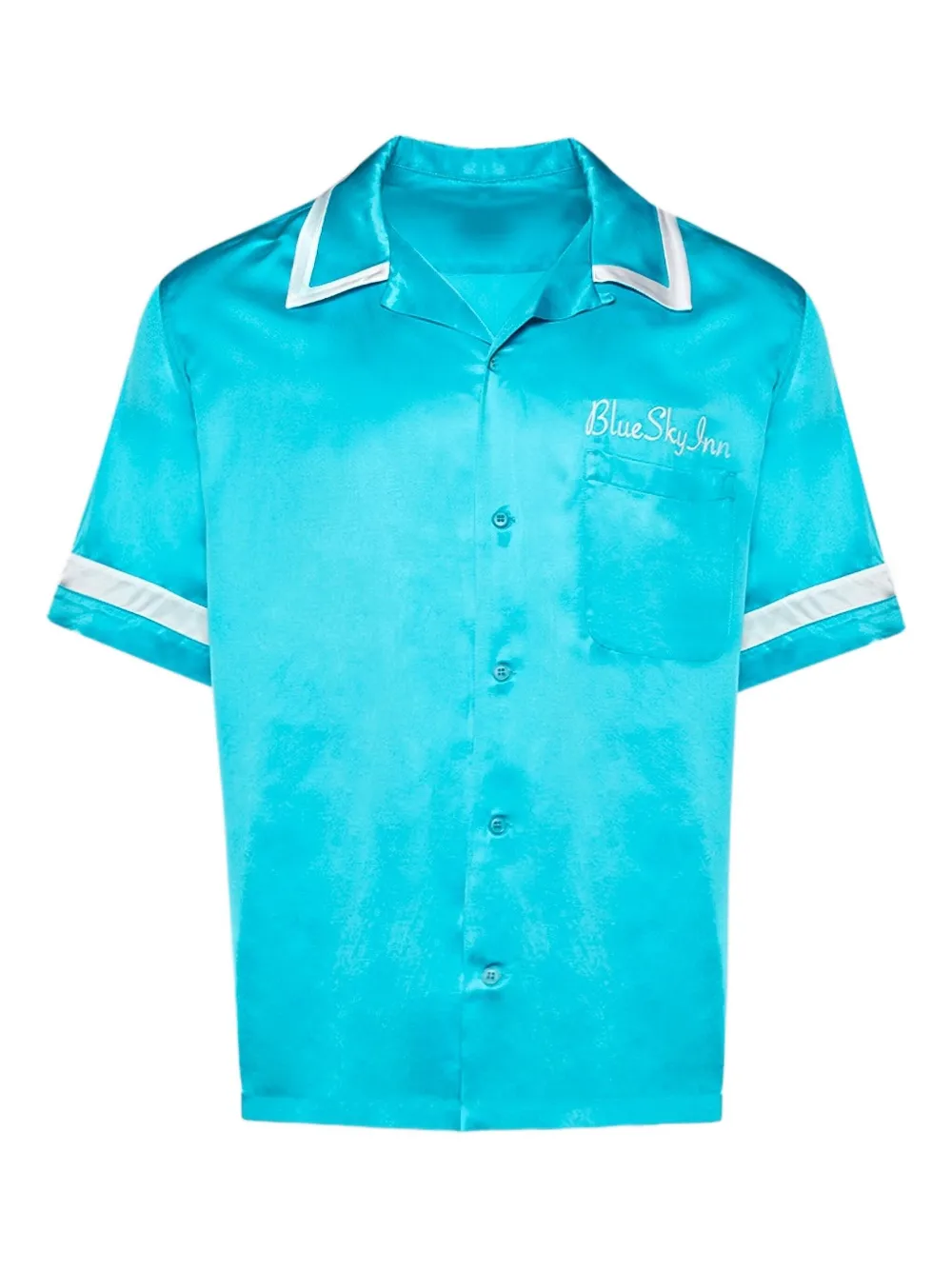 BLUE SKY INN satin-finish shirt | Blue | Image 1