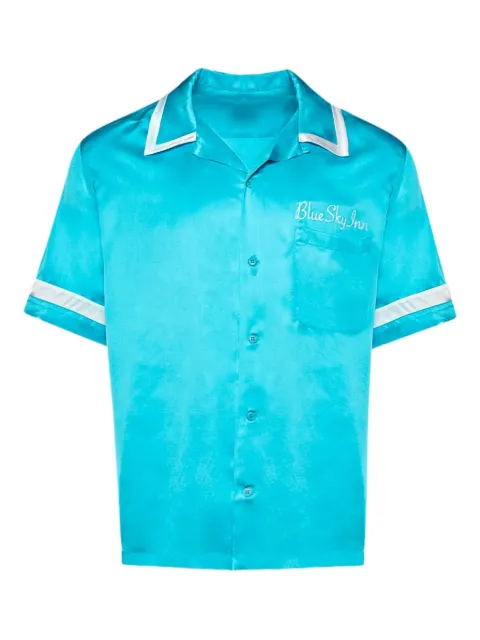 BLUE SKY INN satin-finish shirt