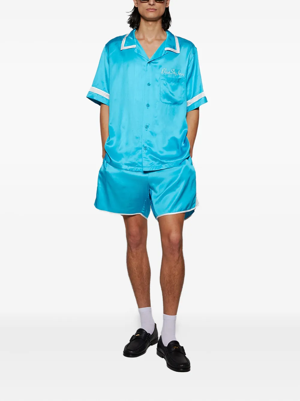 BLUE SKY INN satin-finish shirt | Image 2
