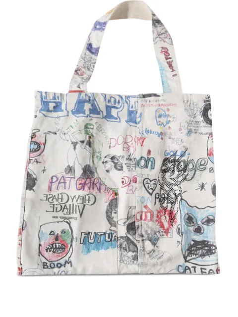 Paly All of Me doodle-print tote bag