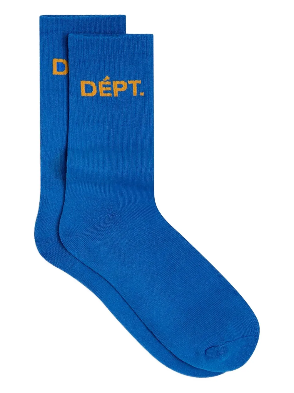 GALLERY DEPT. intarsia-knit logo socks | Blue | Image 1