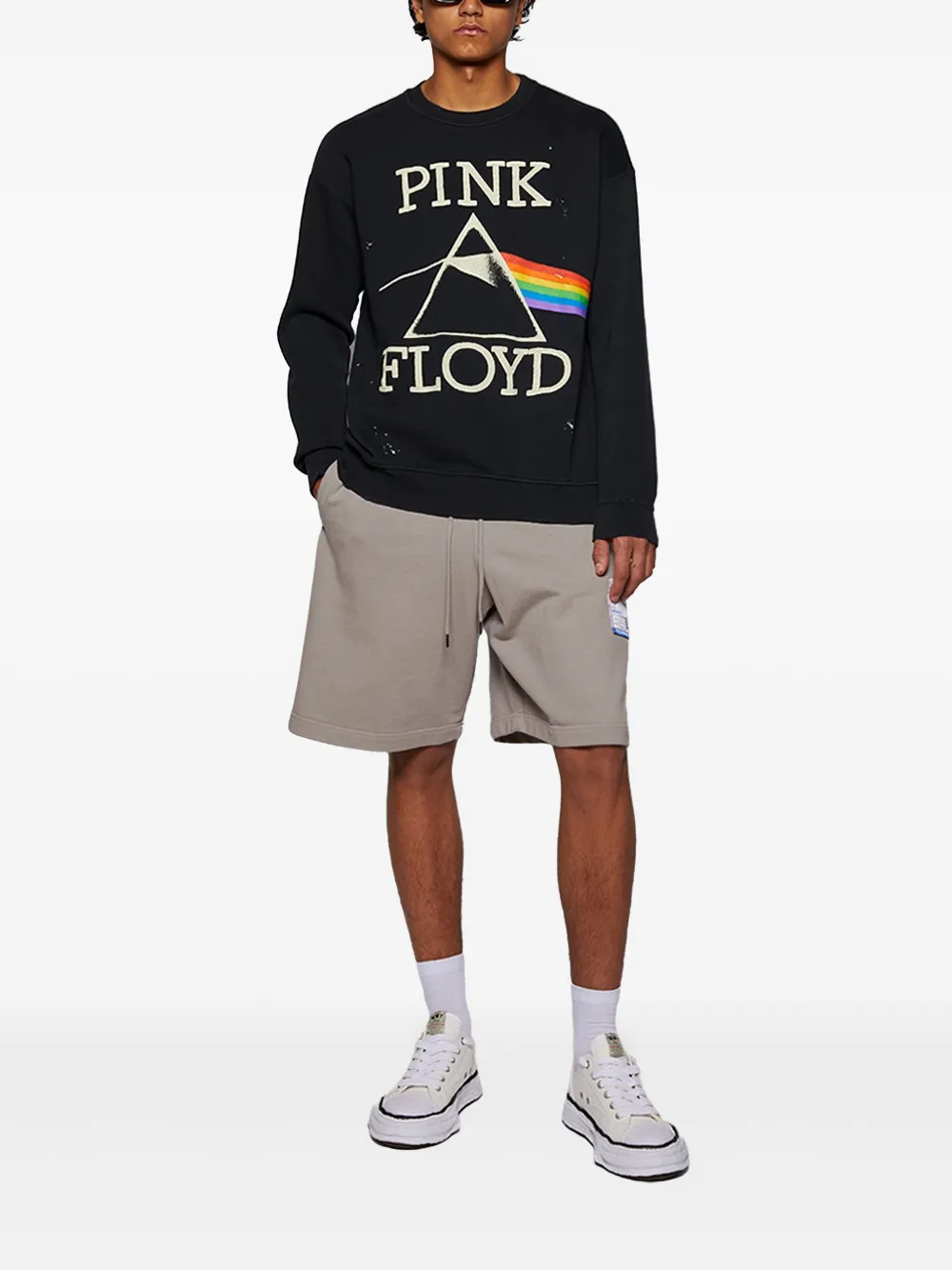 MadeWorn Pink Floyd sweater - Zwart