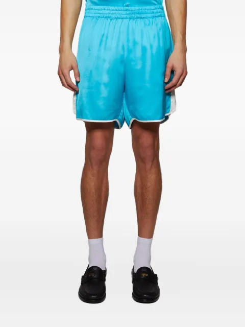 BLUE SKY INN satin-finish shorts