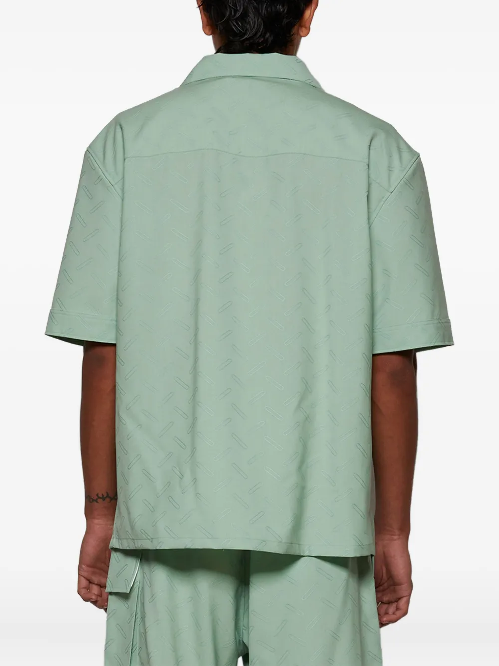 Marni Overhemd met jacquard Groen