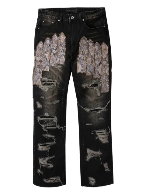 Who Decides War jeans Patched Arch