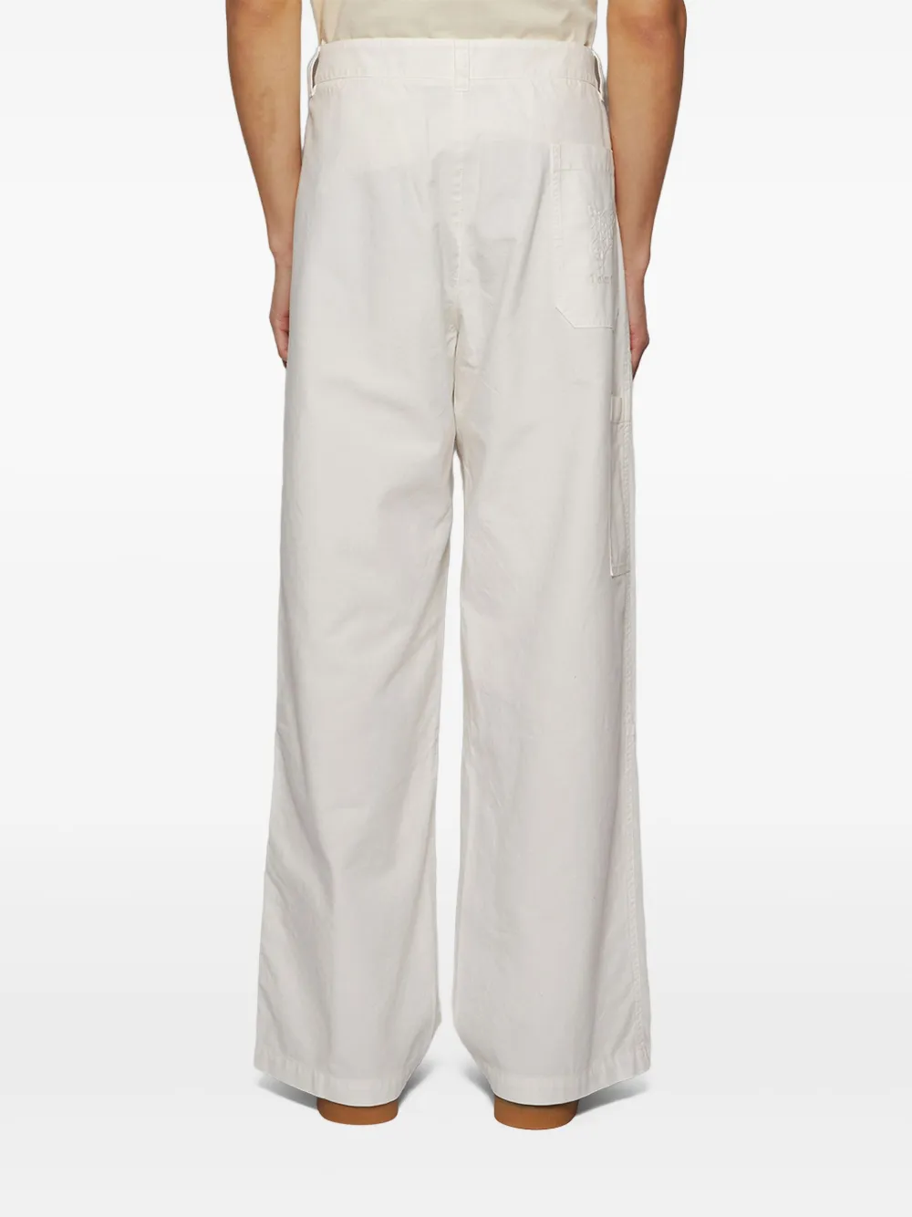 Palm Angels Straight broek Wit