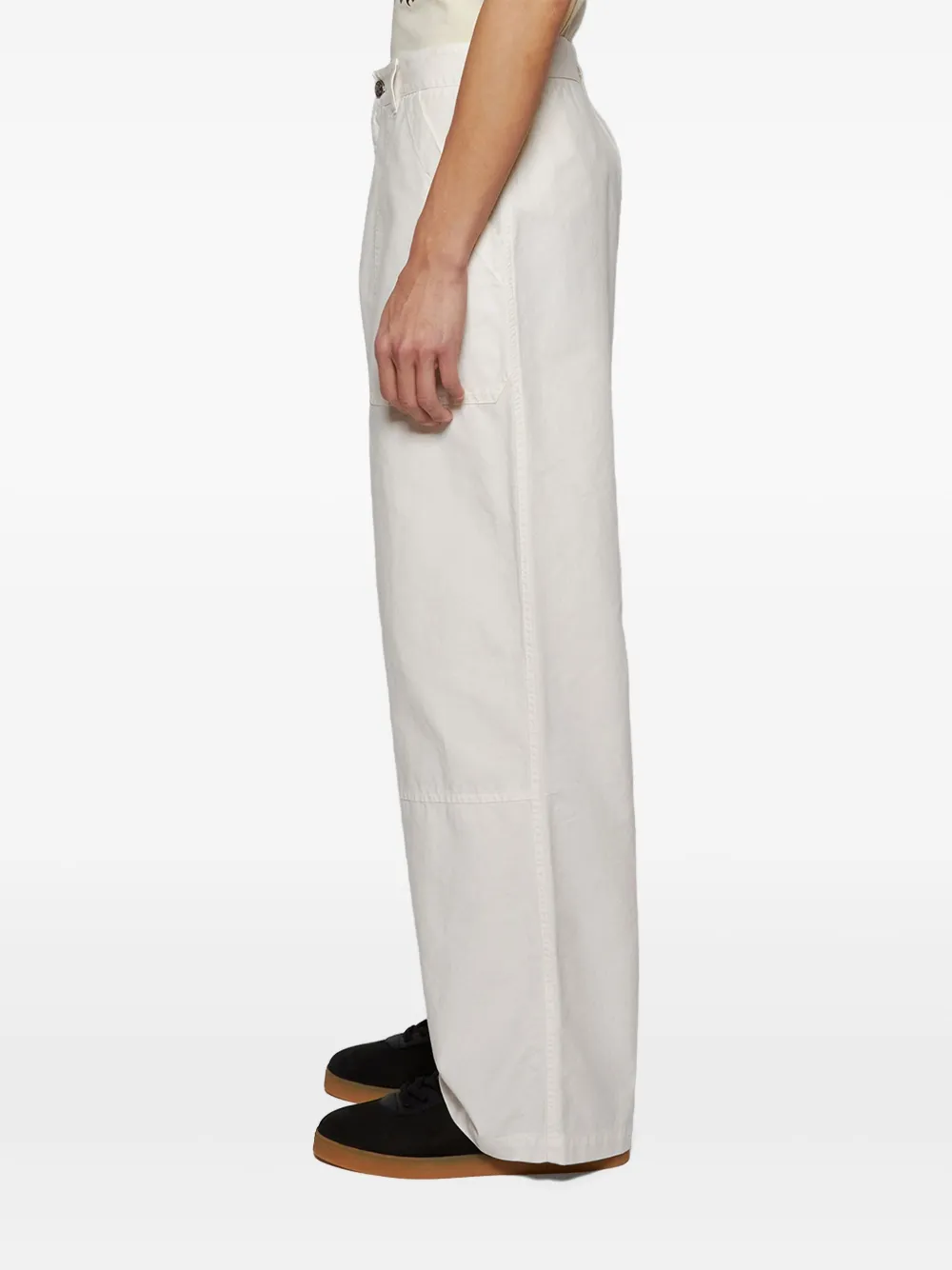 Palm Angels Straight broek Wit