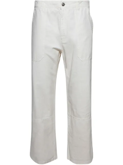 Palm Angels cotton straight-leg trousers