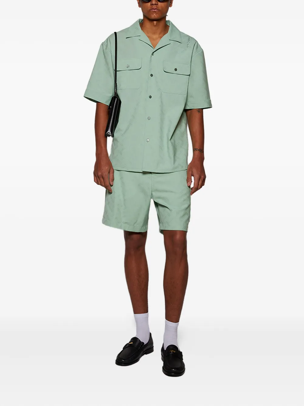 Marni geometric-print tailored shorts | Shorts habillés | Image 2