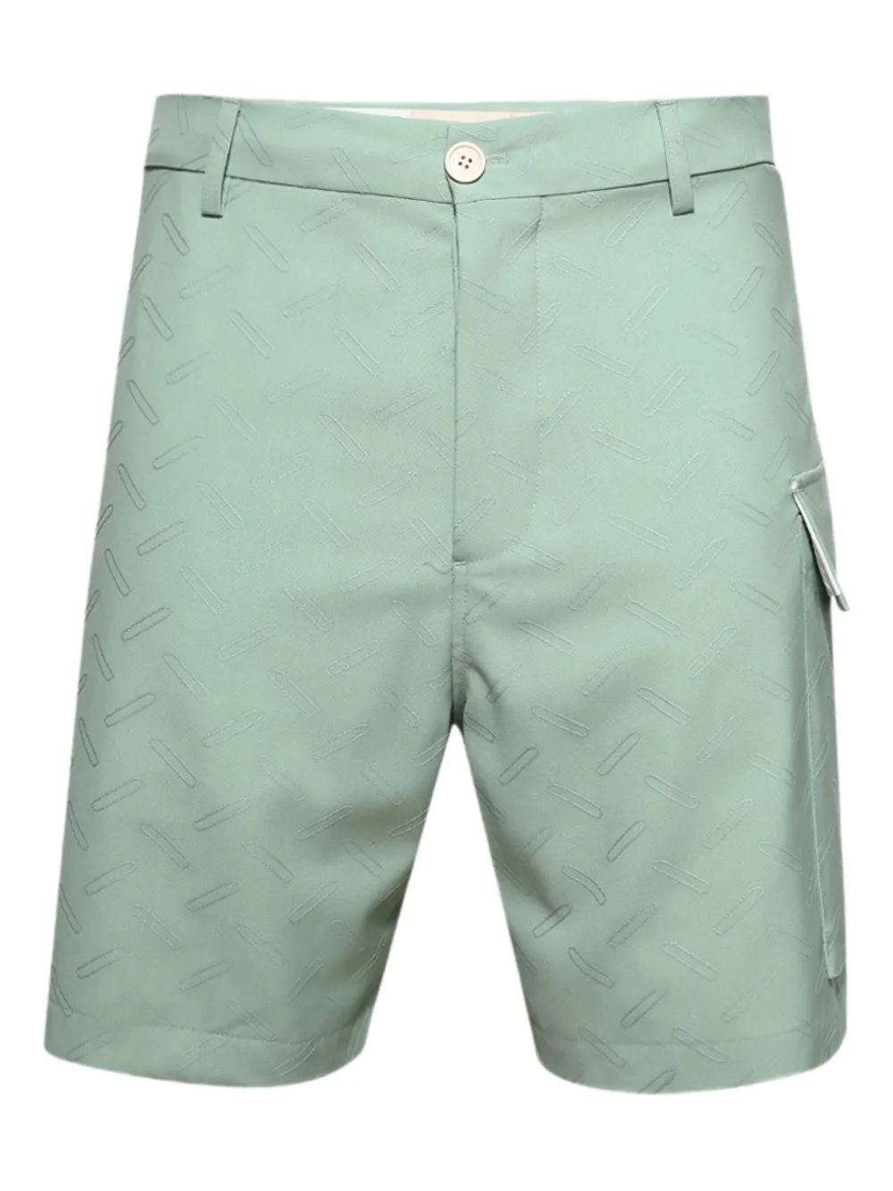 Marni geometric-print tailored shorts | vert | Image 1