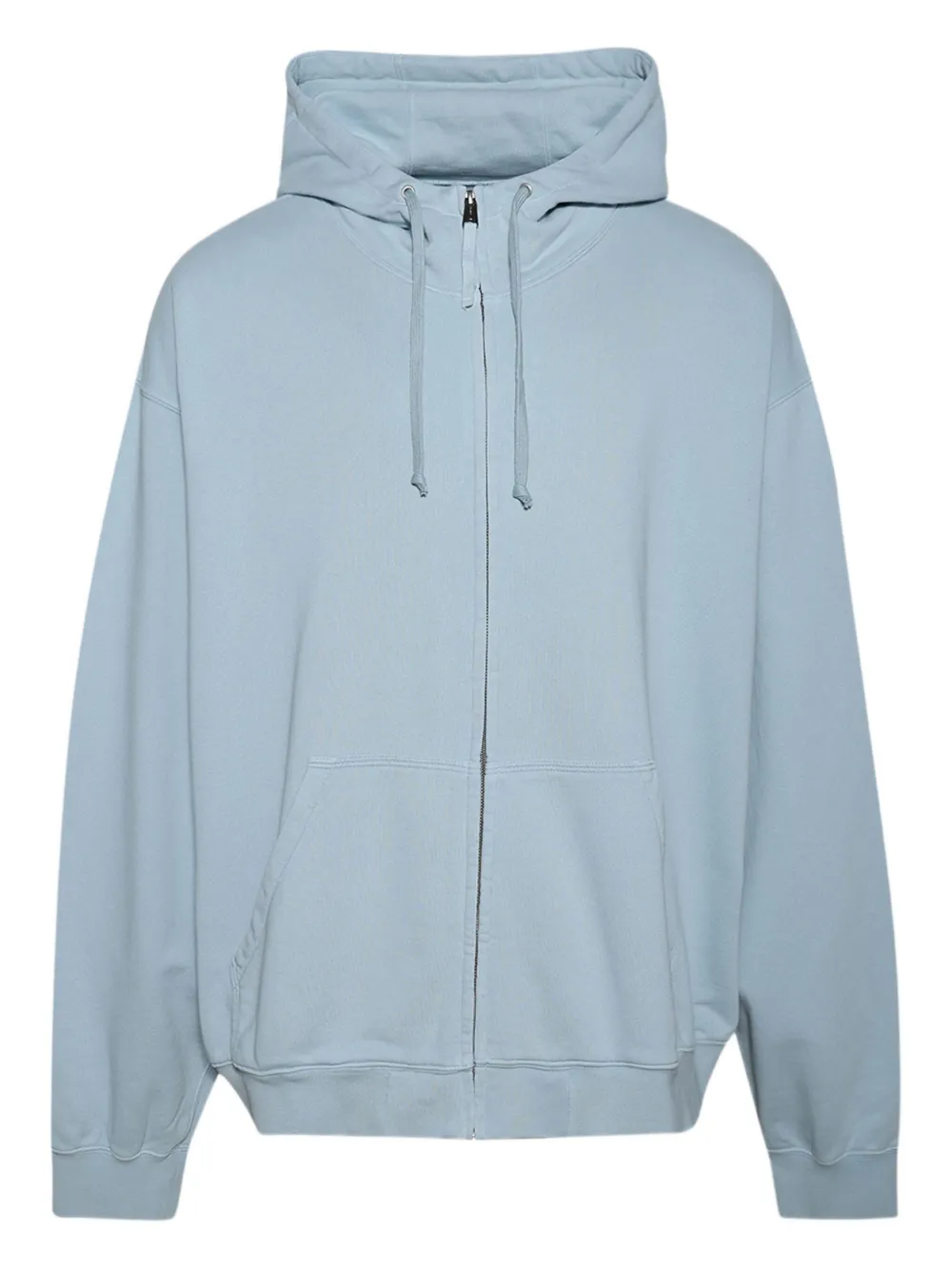 Maison Margiela hooded zip-up jacket - ブルー Maison Margiela hooded zip-up jacket - ブルー