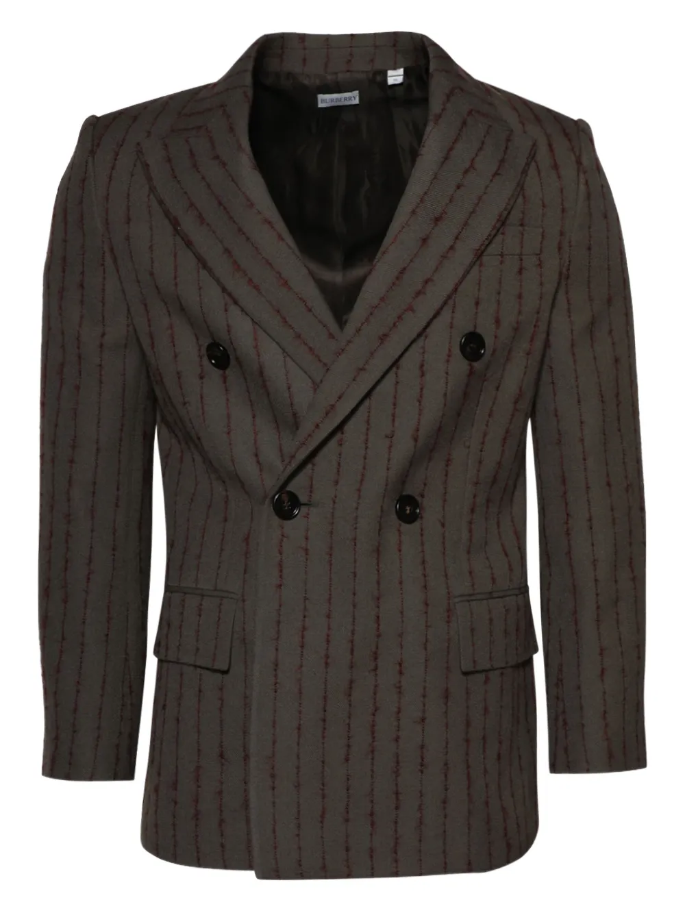 Burberry blazer con doble botonadura | marrón | Image 1