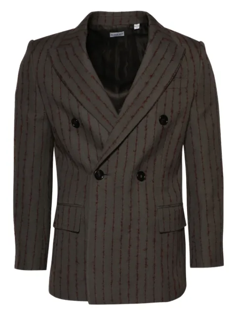 Burberry blazer con doble botonadura