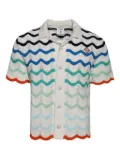 Casablanca Gradient Wave shirt - White