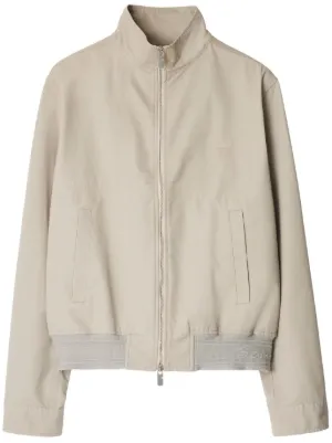 Burberry シアリングカラー ボンバージャケット | ニュートラル