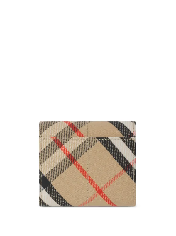 Burberry Vintage Check-print Snip Wallet Neutrals FARFETCH UK