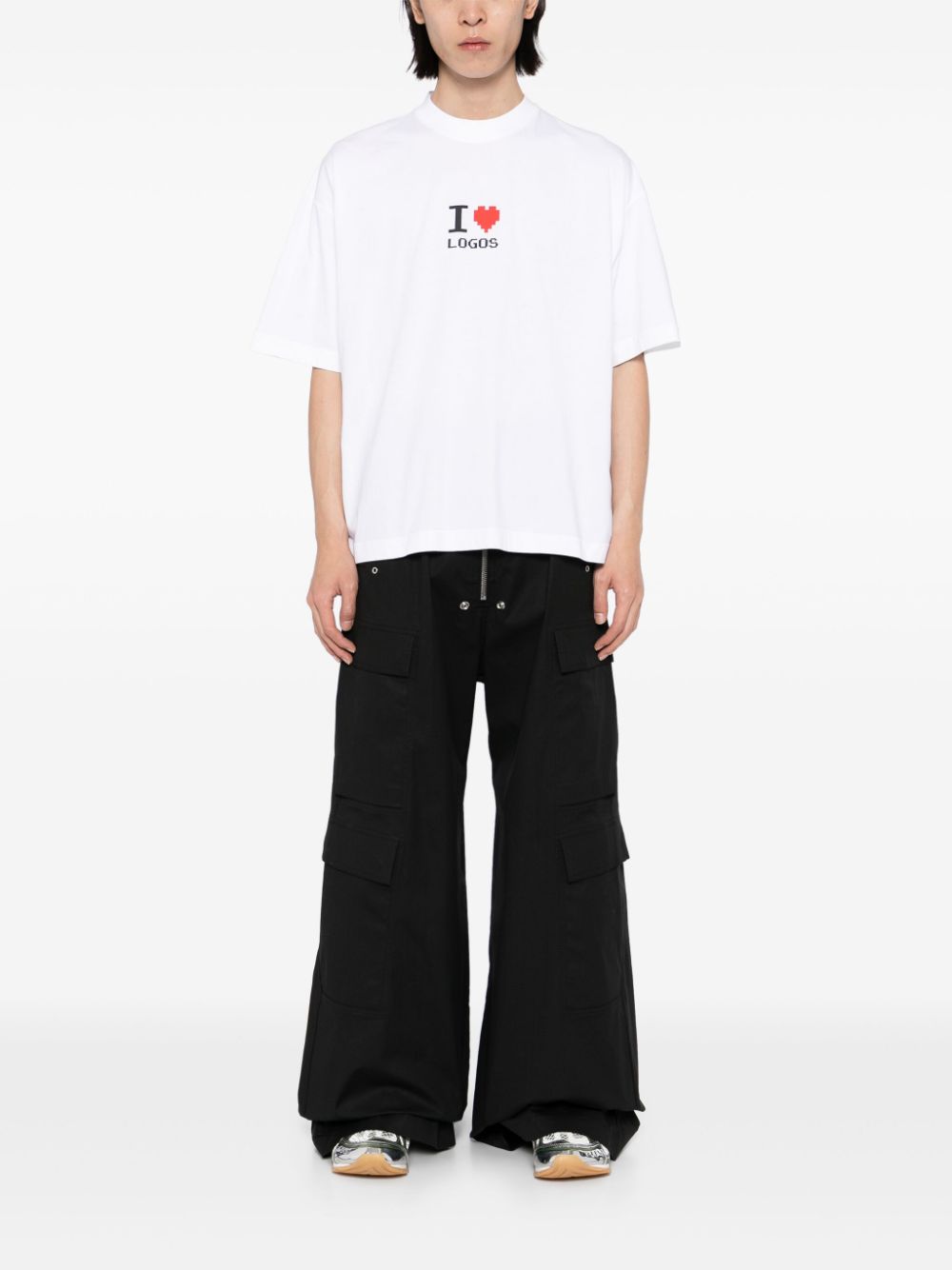 VETEMENTS I Love Logos-print T-shirt - White