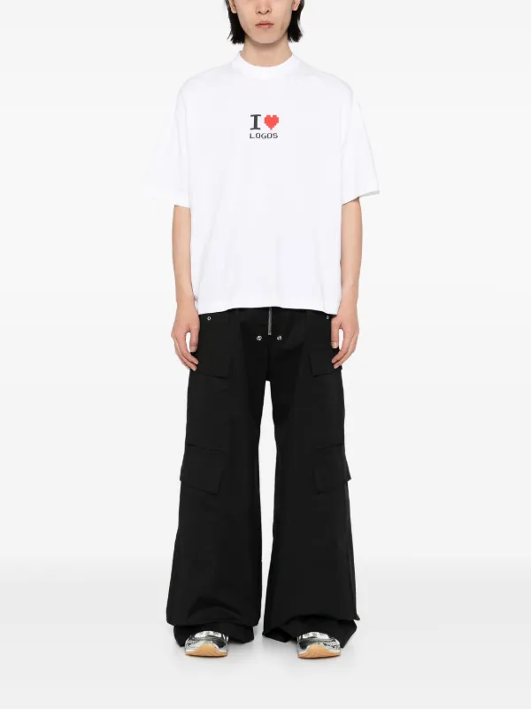 VETEMENTS I Love Logos-print T-shirt | White | FARFETCH
