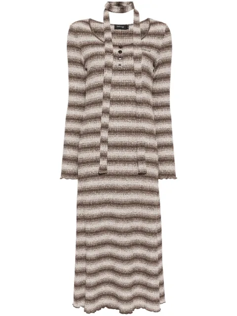 tout a coup striped dress
