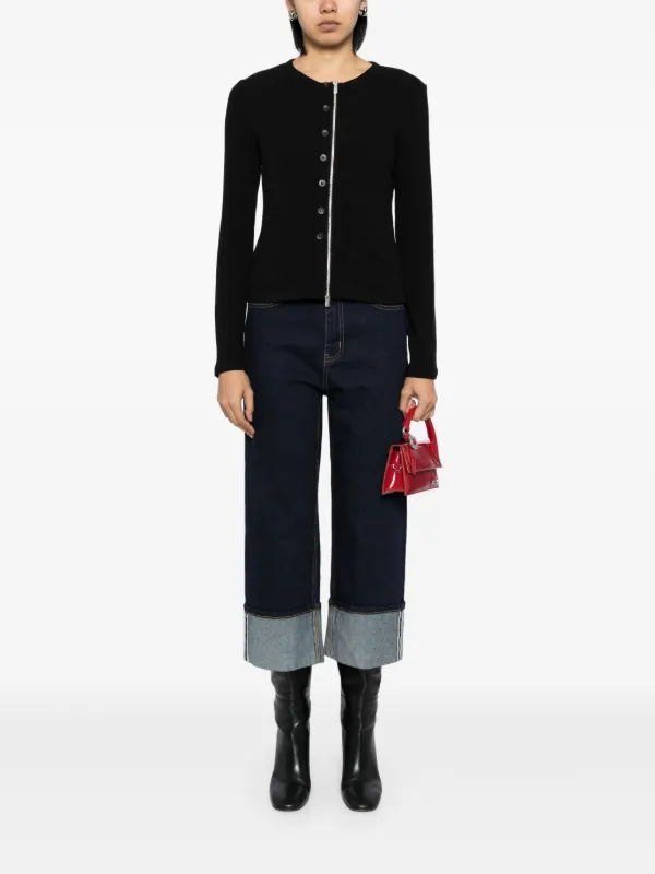 Tout a Coup ジップアップ カーディガン | ブラック | FARFETCH JP
