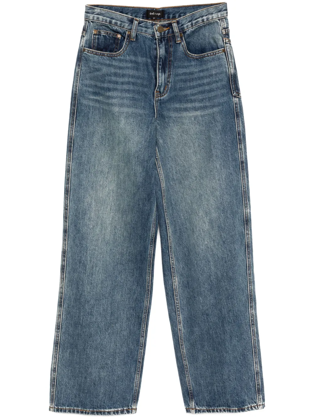 panelled jeans