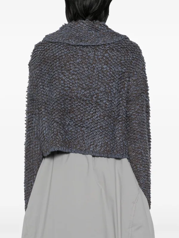 Tout a Coup Textured zip-up Cardigan | Blue | FARFETCH