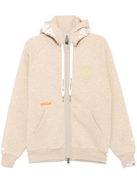 AAPE BY *A BATHING APE moonface logo zip-up hoodie Men